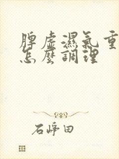 脾虚湿气重舌苔怎么调理封面