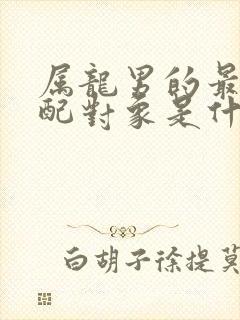 属龙男的最佳婚配对象是什么属相