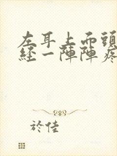 左耳上面头部神经一阵阵疼