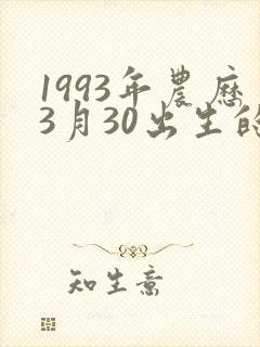 1993年农历3月30出生的人的命运封面