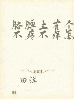 胳膊上有个疙瘩不疼不痒怎么回事