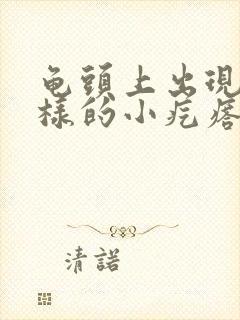 龟头上出现水泡样的小疙瘩封面