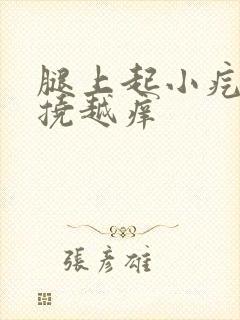 腿上起小疙瘩越挠越痒