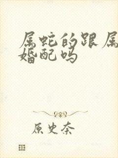 属蛇的跟属马的婚配吗