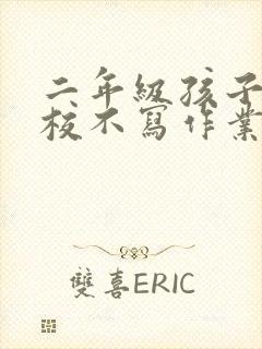 二年级孩子在学校不写作业怎么办