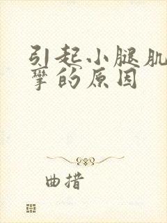 引起小腿肌肉痉挛的原因