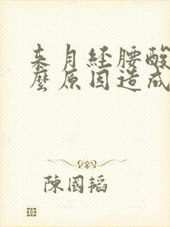 来月经腰酸痛什么原因造成的