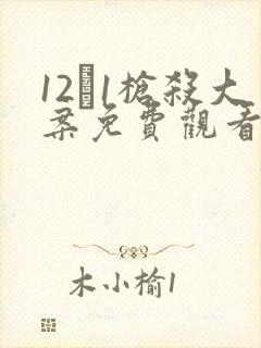 12·1枪杀大案免费观看