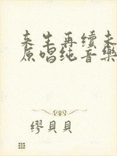 来生再续未了情原唱纯音乐