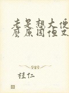 老是想大便是什么原因但又拉不出