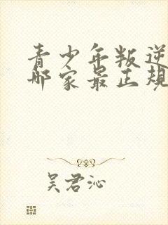 青少年叛逆学校哪家最正规