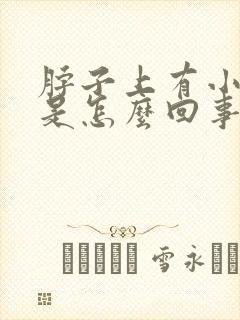 脖子上有小疙瘩是怎么回事有点痛