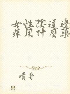 女性阴道边干瘙痒用什么药