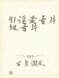 91淫黄看片一级看片封面