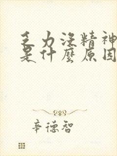 乏力没精神犯困是什么原因