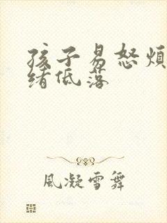 孩子易怒烦躁情绪低落封面