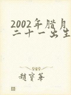 2002年腊月二十一出生是什么命