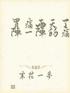 胃痛两天了 一阵一阵的痛