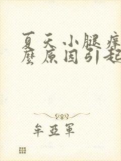 夏天小腿痒是什么原因引起的