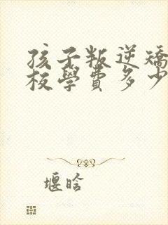 孩子叛逆矫正学校学费多少