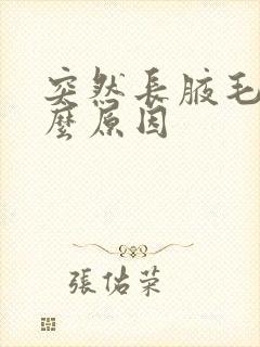 突然长腋毛是什么原因