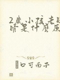 2岁小孩老眨眼睛是什么原因封面