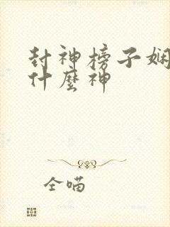 封神榜子娴封了什么神封面