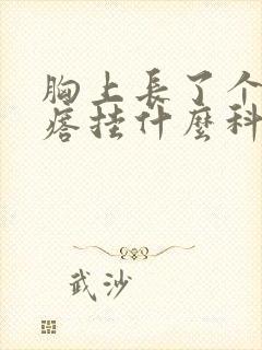 胸上长了个硬疙瘩挂什么科