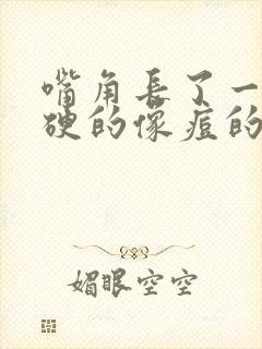 嘴角长了一个硬硬的像痘的包封面