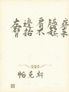 左边肩膀疼痛手臂抬不起来什么原因