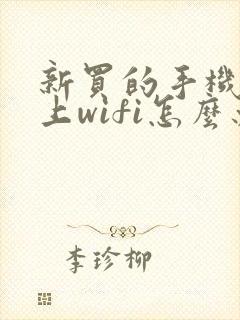 新买的手机连不上wifi怎么办