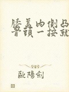 膝盖内侧凸起的骨头一按就疼封面