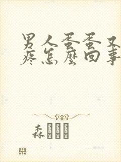 男人蛋蛋又肿又疼怎么回事