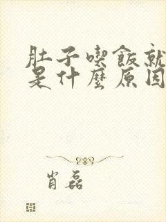 肚子吃饭就胀气是什么原因