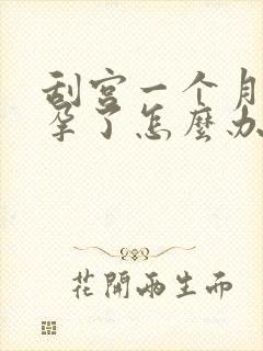 刮宫一个月又怀孕了怎么办