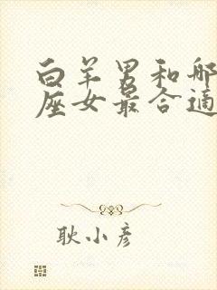 白羊男和哪个星座女最合适