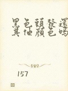 黑色头发还能染其他颜色吗