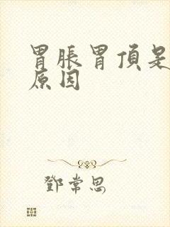 胃胀胃顶是什么原因