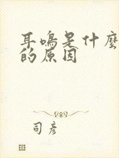 耳鸣是什么引起的原因