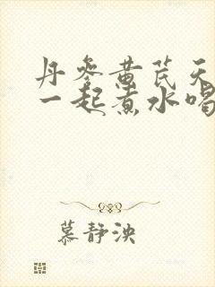 丹参黄芪天麻能一起煮水喝吗