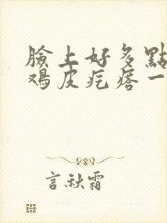 脸上好多点点跟鸡皮疙瘩一样封面