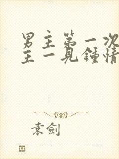 男主第一次见女主一见钟情封面