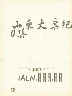 山东大案纪实30集