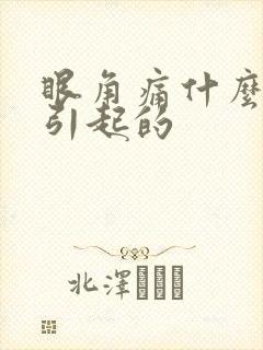 眼角痛什么原因引起的