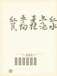 红参麦冬红枣黄芪枸杞泡水喝