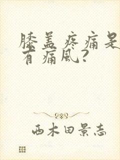 膝盖疼痛是不是有痛风?