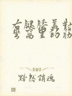 右腿膝盖对面的弯窝里的筋疼