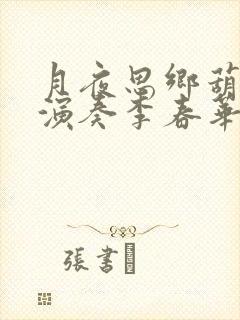 月夜思乡葫芦丝演奏李春华