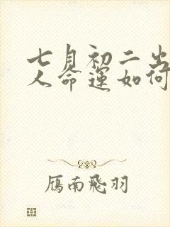 七月初二出生的人命运如何封面