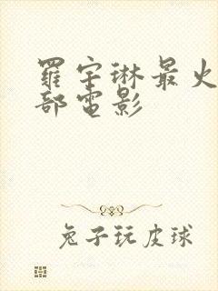 罗宇琳最火的几部电影